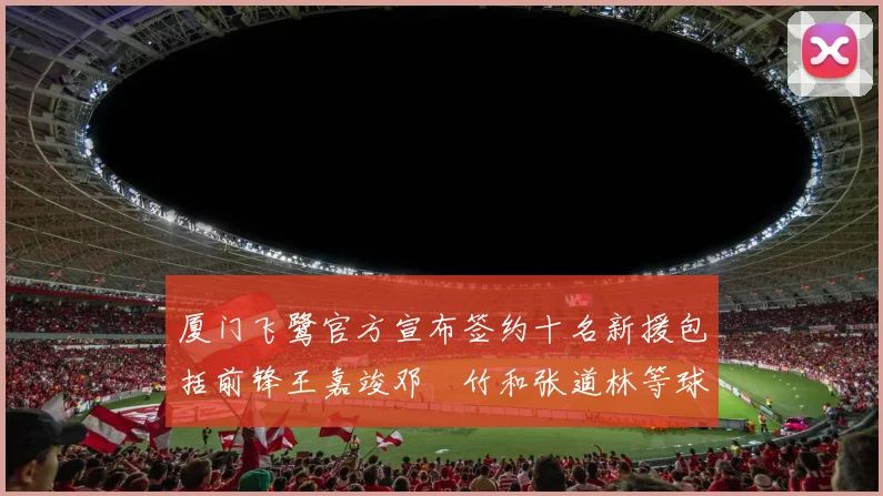 厦门飞鹭官方宣布签约十名新援包括前锋王嘉竣邓棽竹和张道林等球员